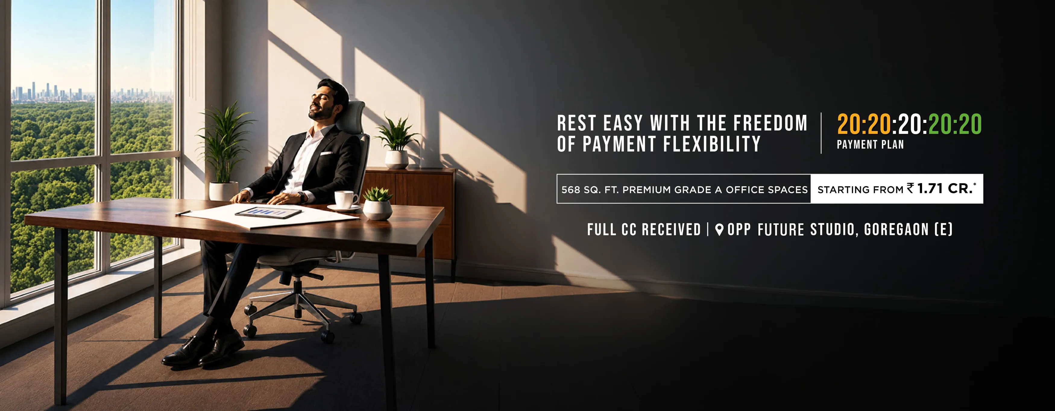 Sixty3 W.E. Bizpark by AGM Vijaylaxmi, premium commercial office spaces and investment property in Goregaon East, Mumbai.